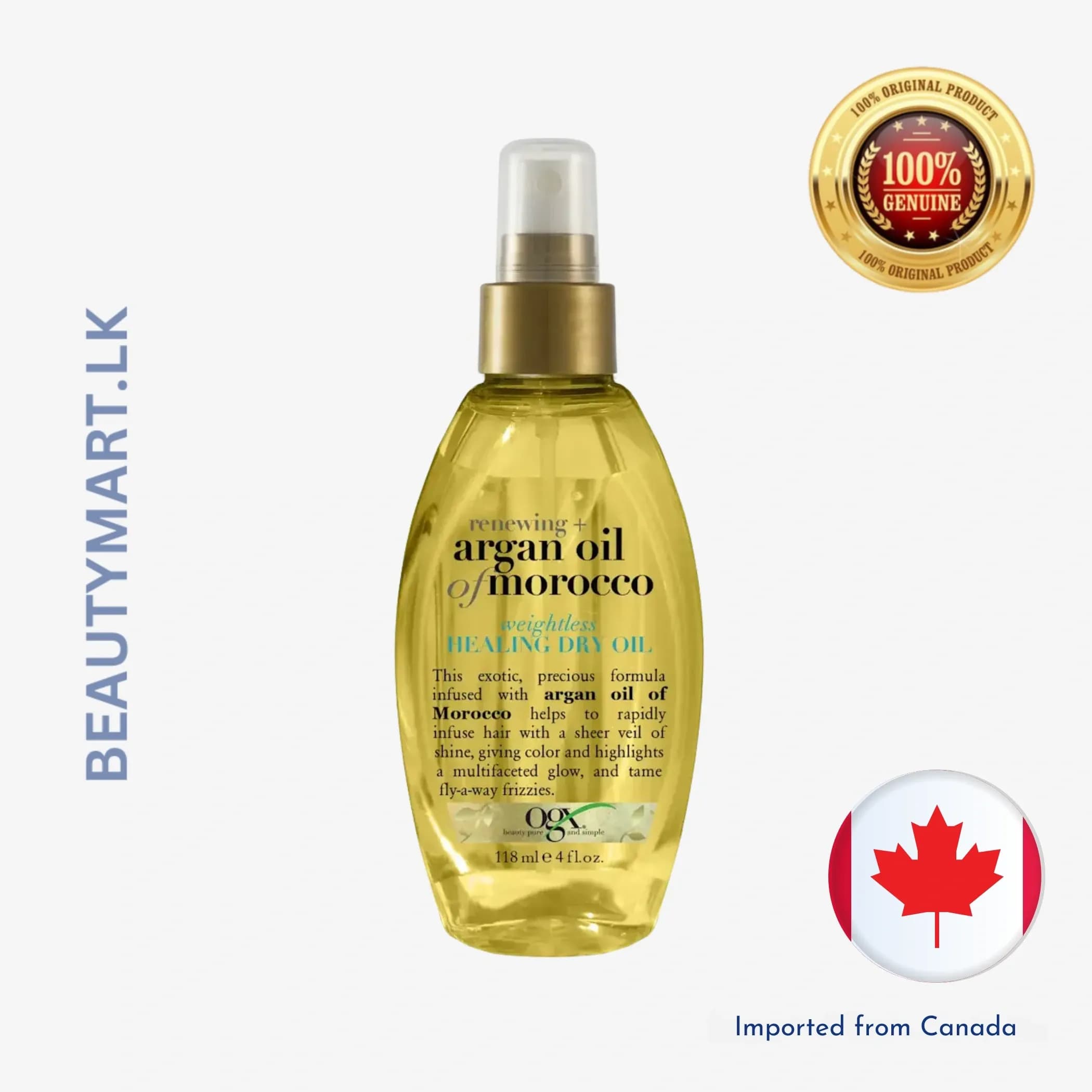 OGX RENEWING + Argan Oil of Morocco Weightless Healing Dry Oil 100ml