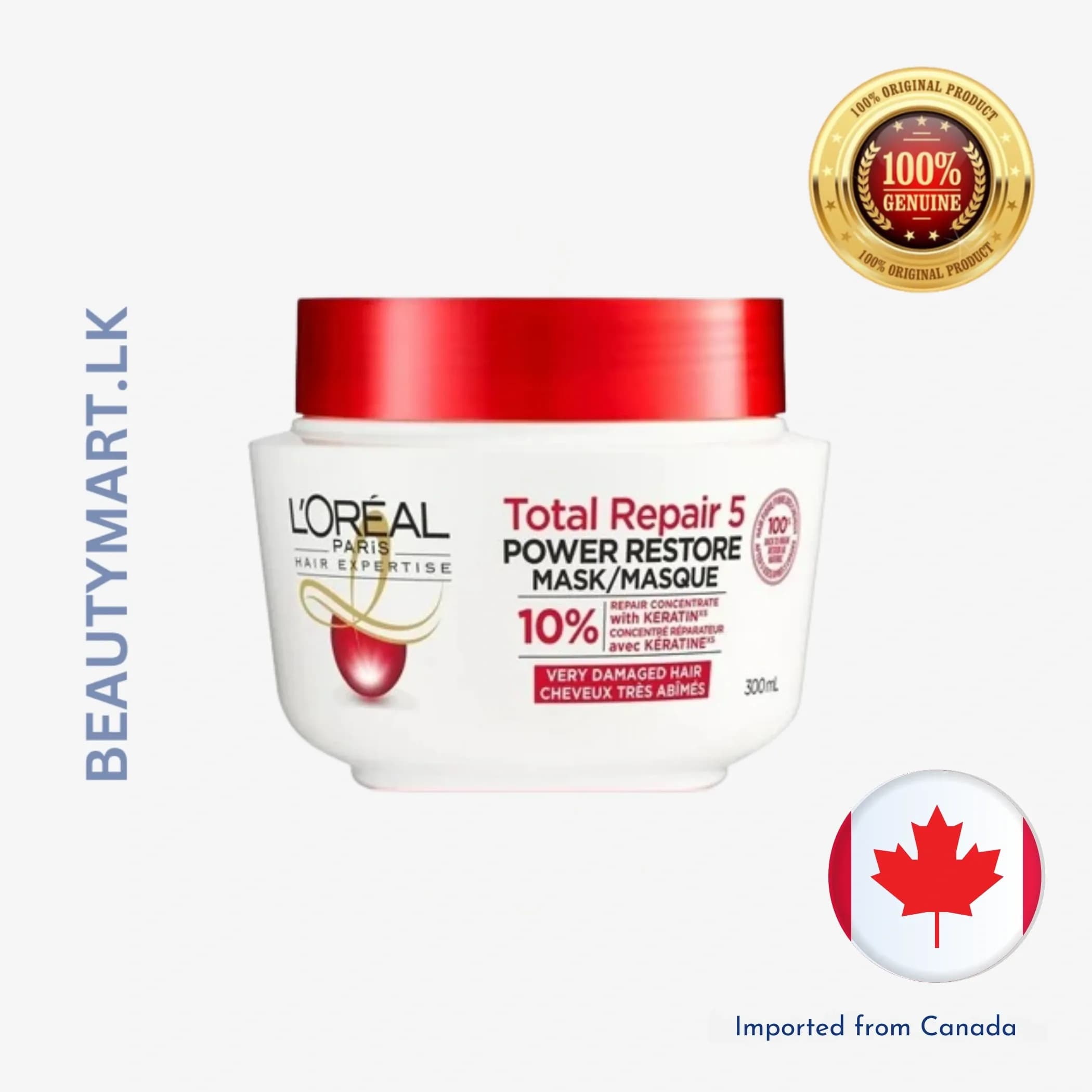 L'Oreal Paris Hair Expertise Total Repair 5 Power Restore Hair Mask 300ml