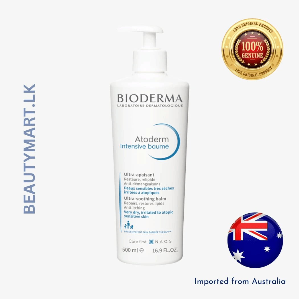 Bioderma Atoderm Intensive Baume Barrier-replenishing Moisturiser 500ml