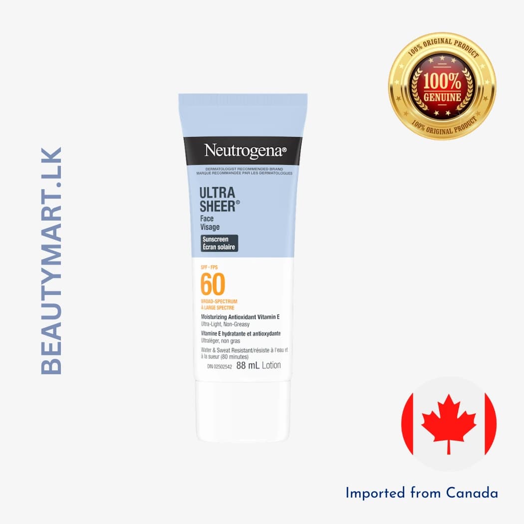 Neutrogena Ultra Sheer Face Sunscreen SPF60 88ml