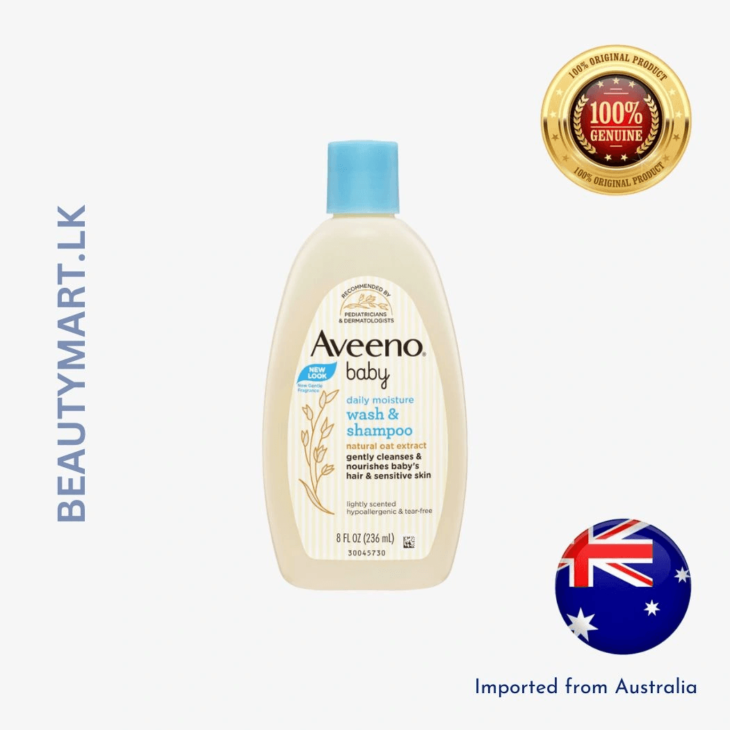 Aveeno Baby Daily Moisture Light Scent Sensitive Wash & Shampoo 236ml