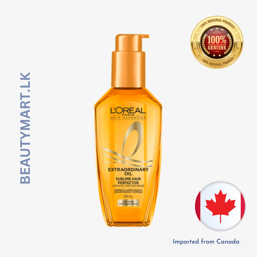 L'Oréal Paris Hair Expertise Extraordinary Oil Sublime Hair Perfector, Leave-in Oil, 100ml