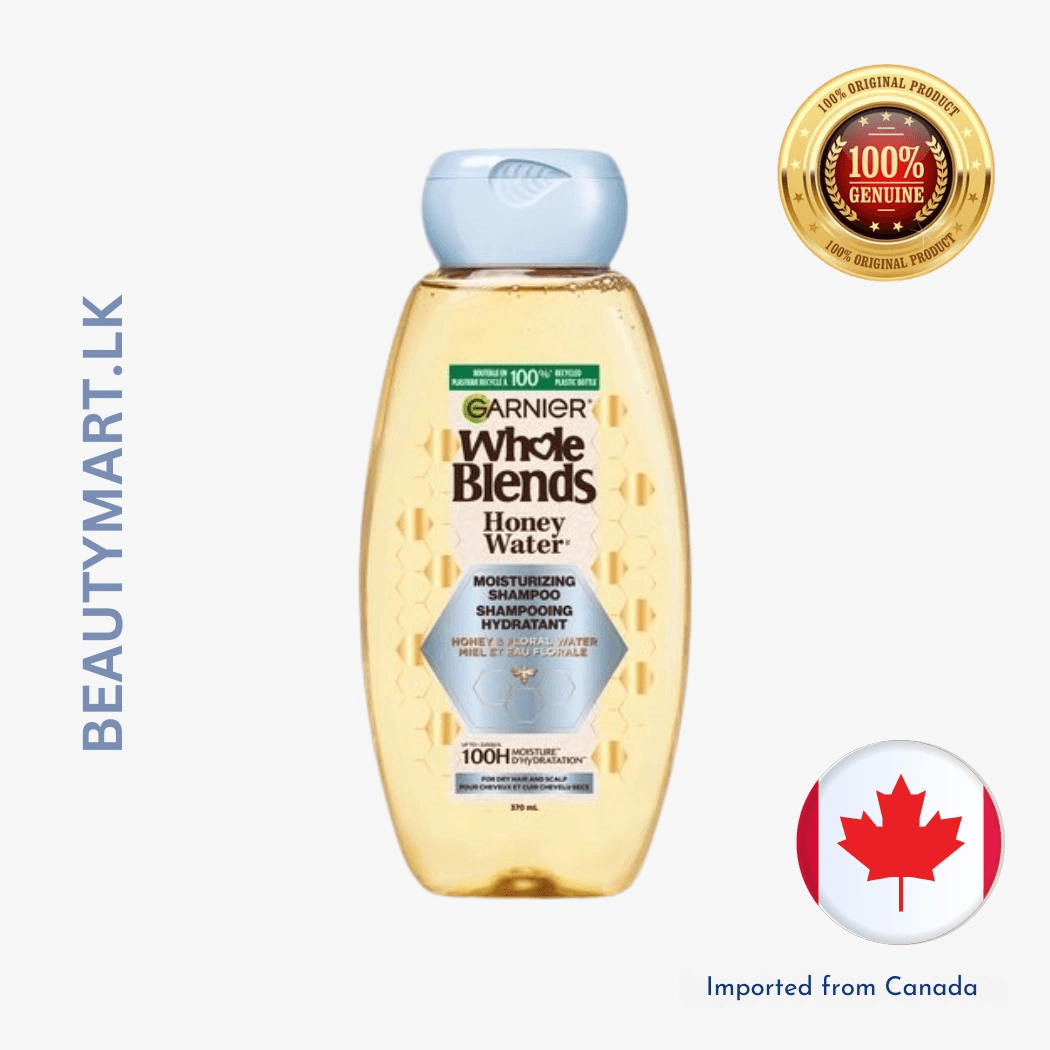 Garnier Whole Blends Honey Water Moisture Restoring Shampoo 370 ml