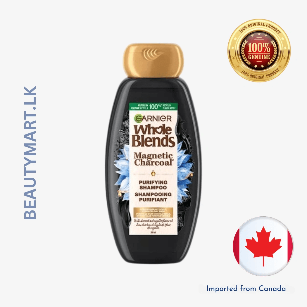 Garnier Whole Blends Magnetic Charcoal Purifying Shampoo - 346ml