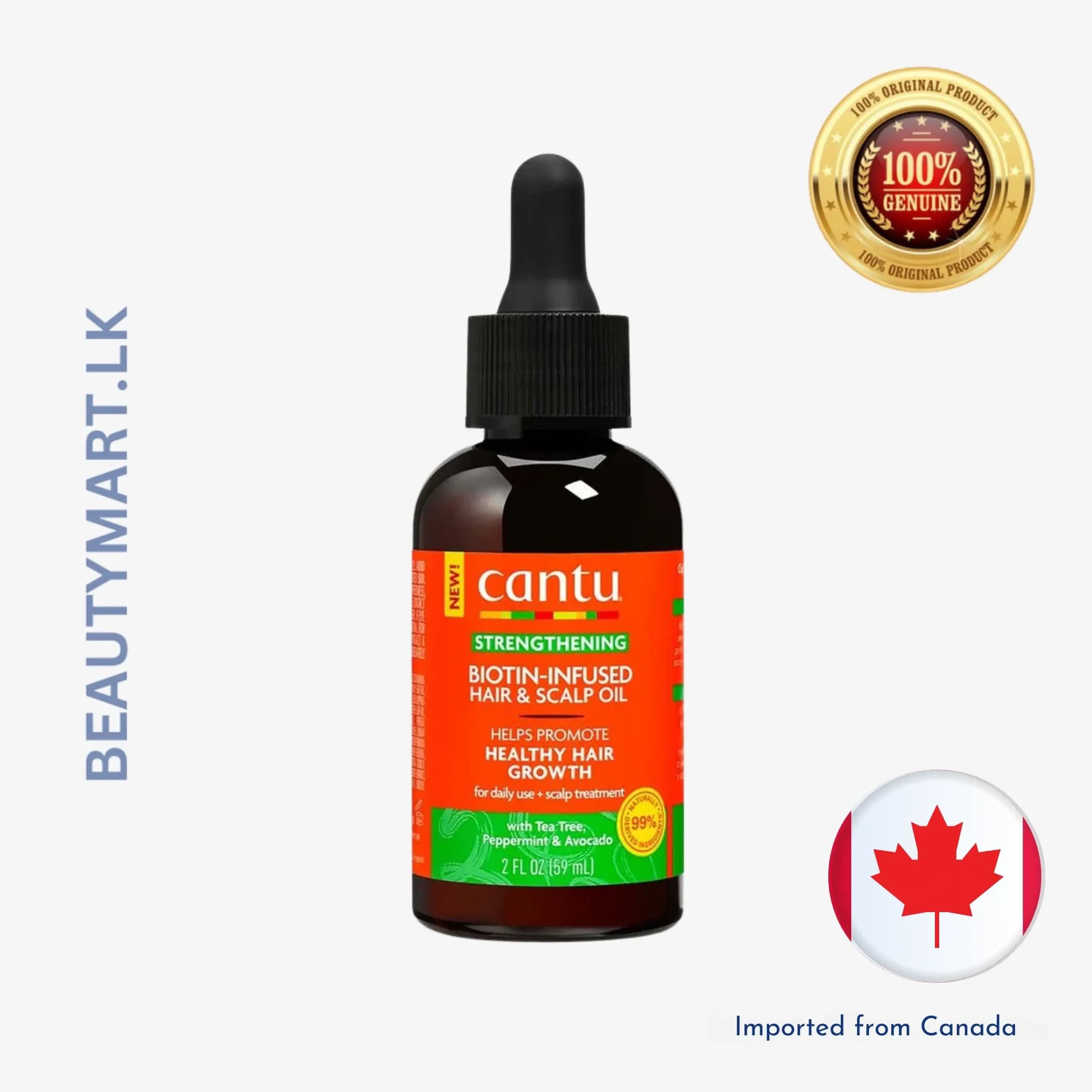 Cantu Biotin-Infused Hair and Scalp Strengthening Oil 59ml