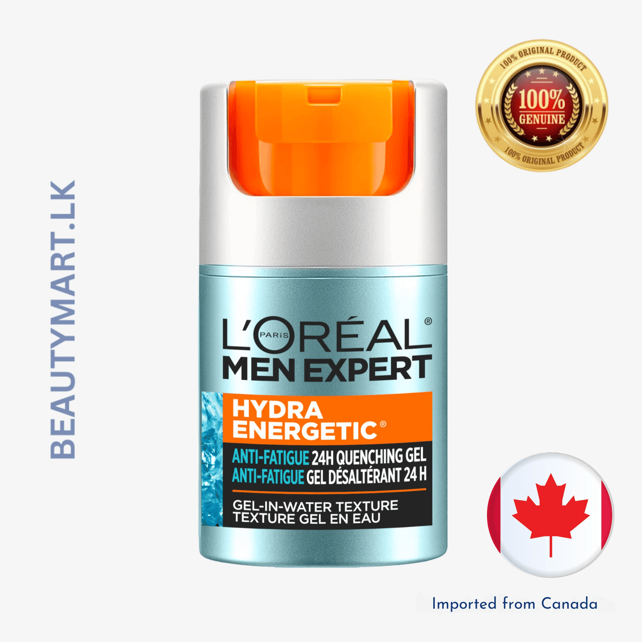 L'Oreal Paris Men Expert Hydra Energetic 24H Anti Fatigue Shine Control Moisturizing Gel 50ml