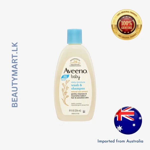 Aveeno Baby Daily Moisture Light Scent Sensitive Wash & Shampoo 236ml