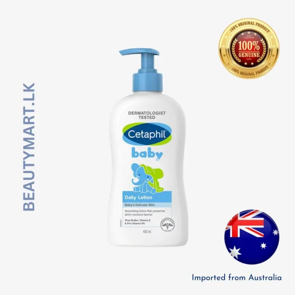 Cetaphil Baby Daily Lotion With Shea Butter 400ml pump bottle