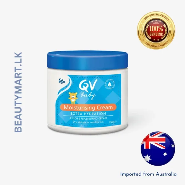 Ego QV Baby Moisturising Cream 250g – Gentle Moisturiser for Sensitive Baby Skin