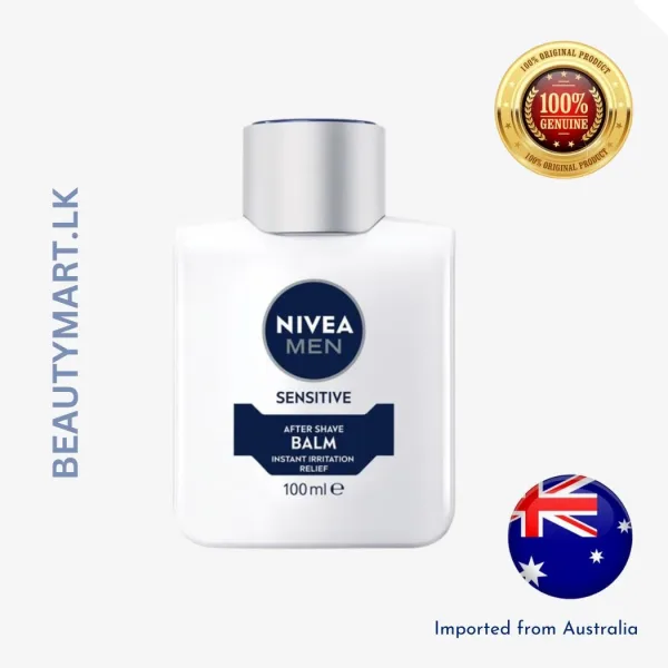 nivea men sensitive post shave balm chamomile + vit e 100ml