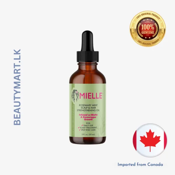 hair strengthening oil mielle rosemary mint 59ml sri lanka