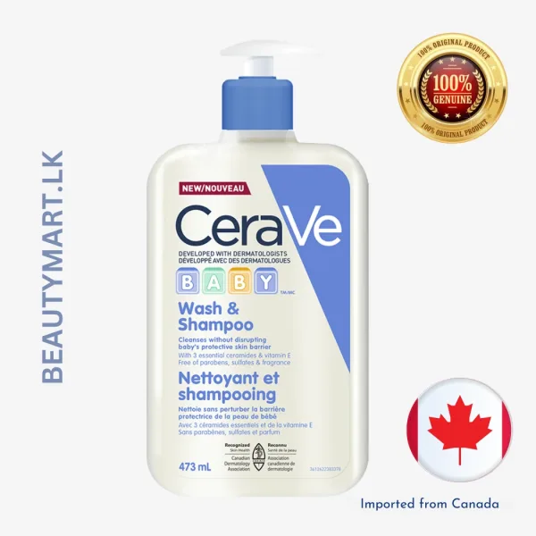 CeraVe Baby Wash Shampoo 473ml